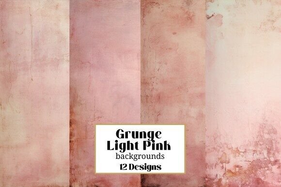 12 Grunge Lt Pink Distressed Backgrounds: Your Go-To for Authentic Texture