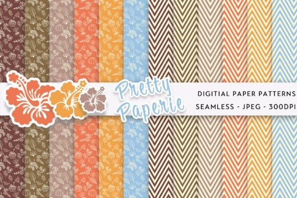 Embrace the Season: 12 Autumn Digital Paper Backgrounds