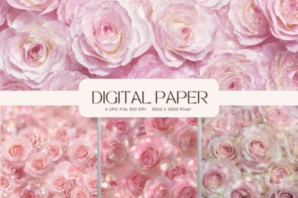 Floral Digital Papers: A Designer's Guide to Using This Botanical Set