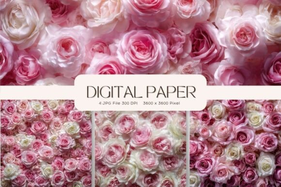 Flower Backgrounds Wall Art Wallpaper_74: A Digital Design Asset