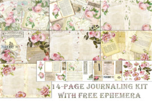 Romantic Roses Backgrounds and Clipart for Designers