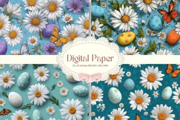 Springtime Charm: Easter Bunny Wallpaper_6 Backgrounds