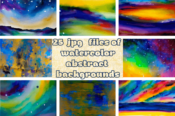 Unlock Creative Freedom: Using Watercolor Abstract Backgrounds