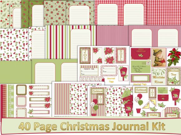 Unwrapping the Magic of Christmas Backgrounds and Ephemera